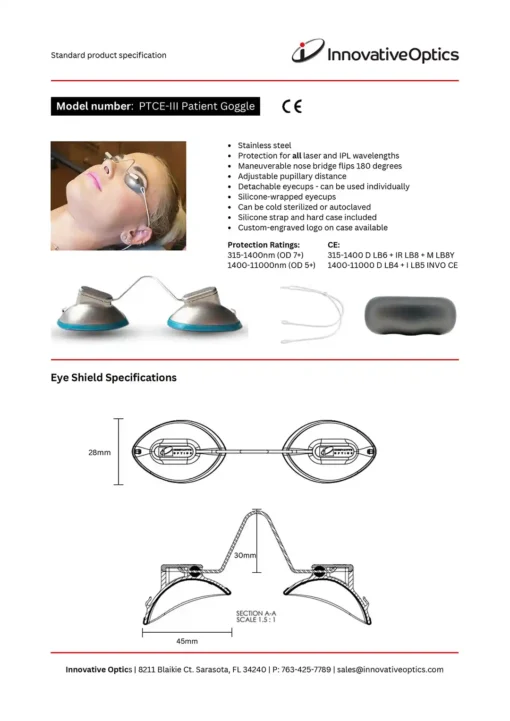 PTCE III Tech Sheet New